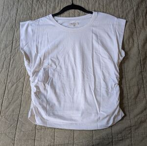 Madewell Side Cinch Muscle Tee Cream M